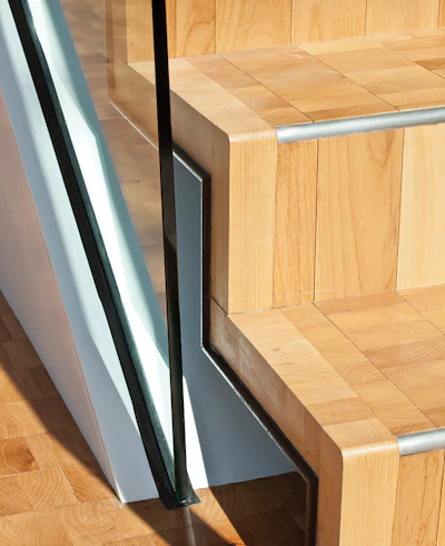 Bellevue, Wash.-based commercial installation firm Western Flooring & Hardwood created nearly 500 custom stair treads used throughout the campus.