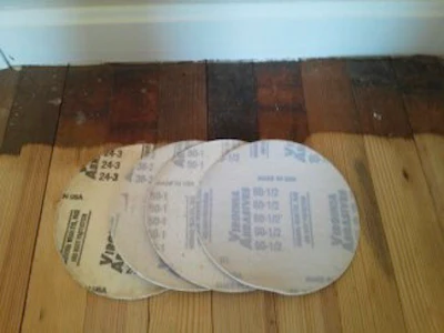 Old Pine Floor Sanded Not Edged