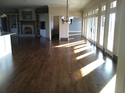 Walnut Stained Wood Floor