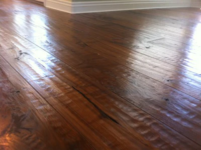 Buffed Tung Oil Floor