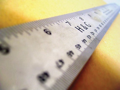 photo of yardstick