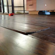 photo of wood floor where dry cupping is occurring