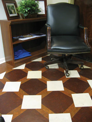 photo of cork flooring