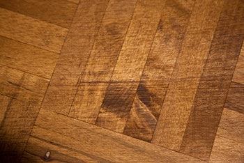 photo of sanded wood floor