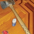 photo of mallet with pine tar