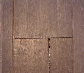 photo of excessive gaps in wood flooring