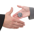 photo of handshake with buzzer