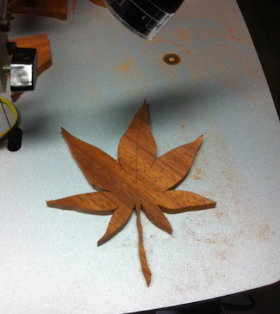 Avi Hadad Leaf Inlay Step 2