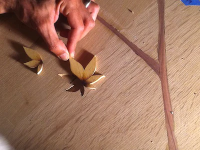 Avi Hadad Leaf Inlay Testing Fit