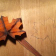 Avi Wood Floor Leaf Inlay 1