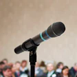 photo of a microphone