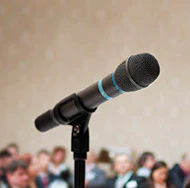 photo of a microphone