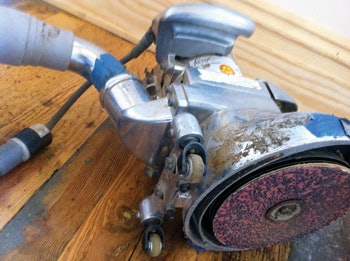 photo of floor sanding project