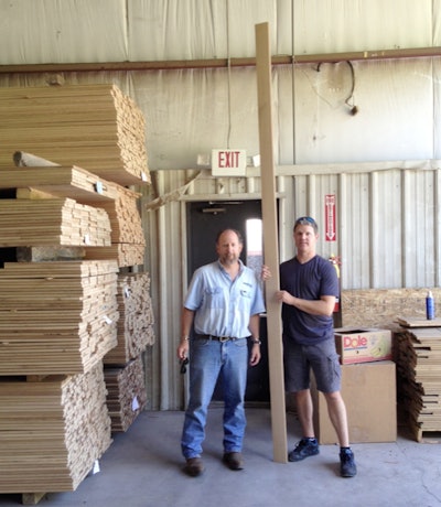 Scott Avery And Denny Hickman At Allegheny Mountain Hardwood Flooring