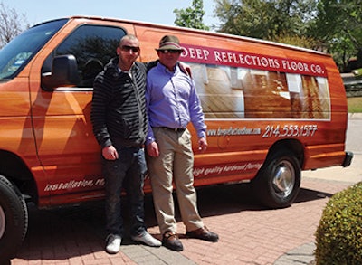 photo of Joe and John Robbins on jobsite