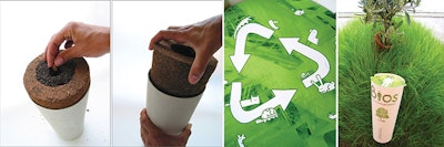 photo of biodegradable urn