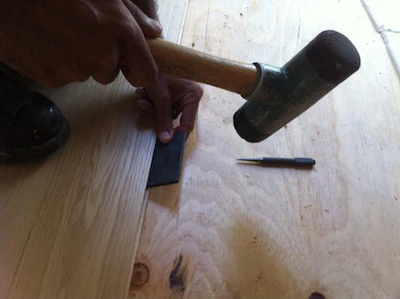 Avi Setting Fasteners In Wood Floors