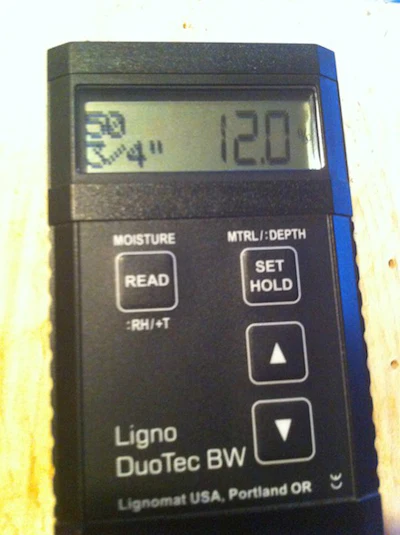 Roy Reichow Moisture Testing Ligno