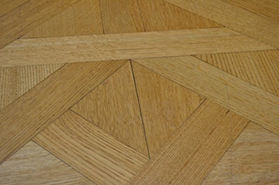 photo of wood floor with normal gapping