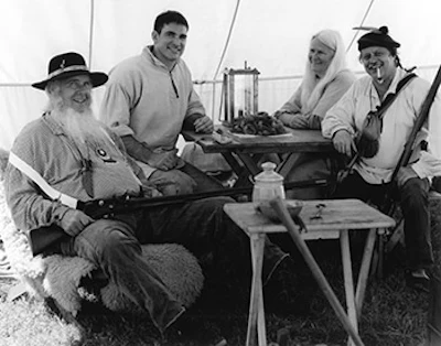 That's me second from the left with some fellow participants at Field Day of the Past.