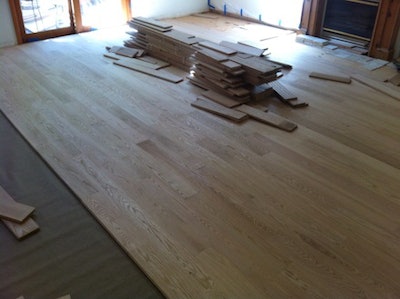 Avi Hadad Red Oak Wood Floor Straight Lay