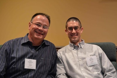 Daniel Boone, left, and NWFA Director of Certification & Education Brett Miller.