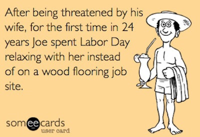 Cartoon Labor Day