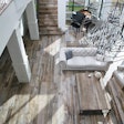 A gray-stained floor by Artistic Floors by Design Inc. in Parker, Colo.