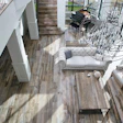photo of Joe Rocco gray stained floor