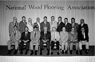The NWFA board of directors gathered at the 1988 NWFA convention in Kansas City (Gary Reynolds is in the front row, second from the right).