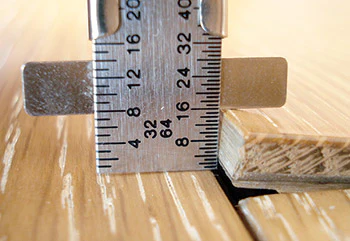 photo of a floor with destruction due to environmental changes