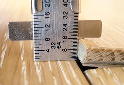 photo of a floor with destruction due to environmental changes