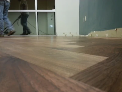 Nwfa Office Walnut Herringbone Flat Sanding