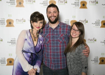 From left, country music star and Awards Dinner entertainment Pam Tillis, U.S. Staff Sgt. Adam Montavon and wife Sasha. Photo credit: David Stluka Photography