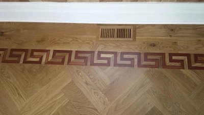 Keith Long Finished Herringbone And Greek Key