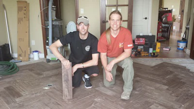 Keith Long John And I With Herringbone Field Done