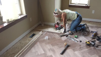 Keith Long Robin Installing Border On Herringbone