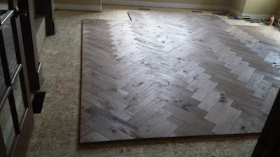 Keith Long Field Cut Out In Herringbone