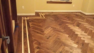 Keith Long Walnut Herringbone Done