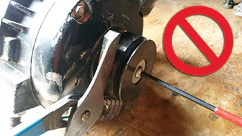 photo of multi-grip pliers repair approach