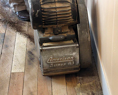 Paul Sullivan’s drum sander.