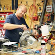 At his repair shop at distributor Blake-Stevens Wood Flooring’s Waukesha, Wis., headquarters, Mike Brown handles many machine repairs that were caused by a lack of basic maintenance.