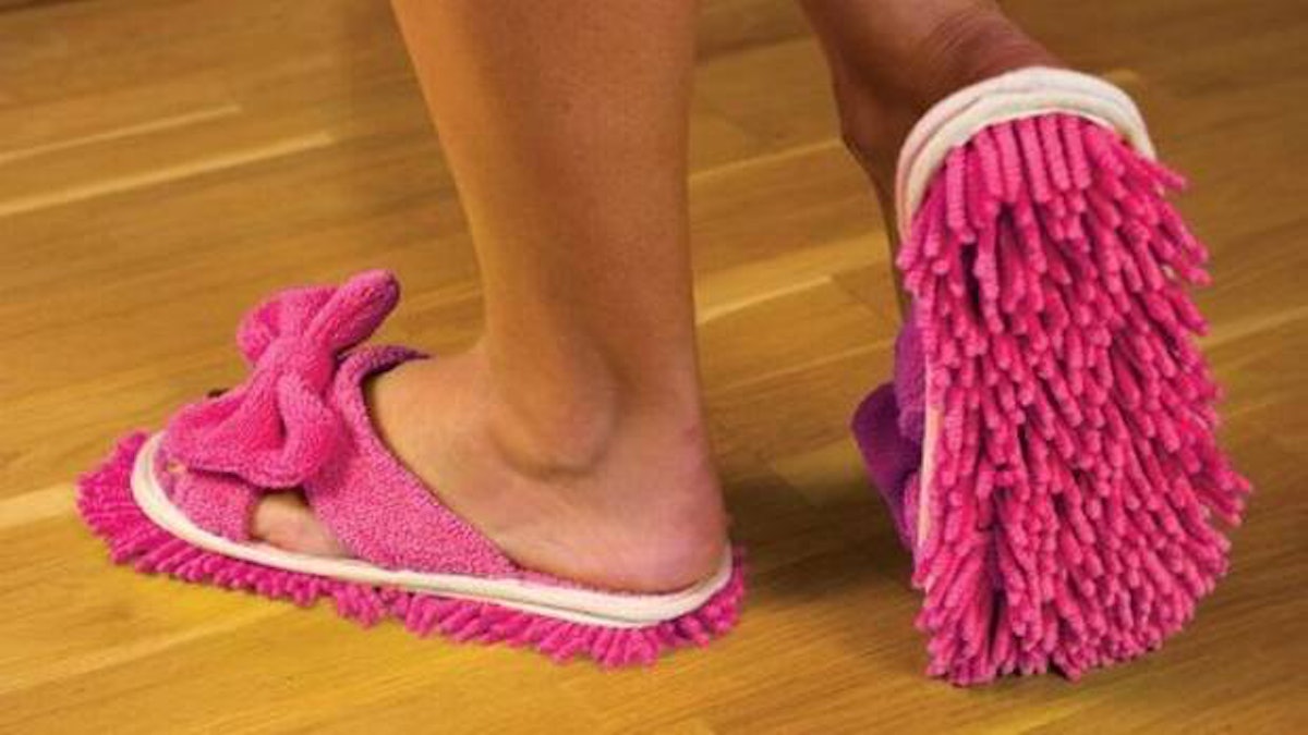Slipper genie microfiber best sale cleaning slippers