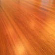 A flat jatoba (Brazilian cherry) wood floor.