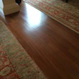 jatoba floor with sanding marks