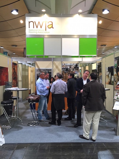 The NWFA Pavilion at Domotex 2015 in Hannover, Germany.