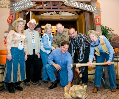 Joe Boone Jr. along with NWFA staff, his brother and industry friends at the 2007 NWFA convention in Denver.