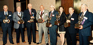 Seven more founders of NWFA join Virgil Hendricks in the NWFA Hall of Fame. - Click to enlarge