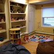 Volunteers donated and installed 2,600 square feet of flooring at the domestic violence shelter. (Courtesy of Jim Schumacher)