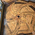 Tom Ourada's celestial floor won the coveted Member's Choice award in the NWFA's 2014 Wood Floor of the Year contest.